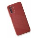 Newface Samsung Galaxy A03S Kılıf Glass Kapak - Bordo Newface Samsung Galaxy A03S Kılıf Glass Kapak - Bordo