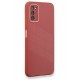 Newface Samsung Galaxy A03S Kılıf Glass Kapak - Bordo Newface Samsung Galaxy A03S Kılıf Glass Kapak - Bordo