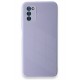 Newface Samsung Galaxy A03S Kılıf Glass Kapak - Lila Newface Samsung Galaxy A03S Kılıf Glass Kapak - Lila