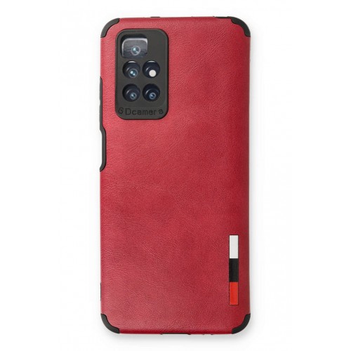 Newface Xiaomi Redmi 10 Kılıf Loop Deri Silikon - Kırmızı Newface Xiaomi Redmi 10 Kılıf Loop Deri Silikon - Kırmızı