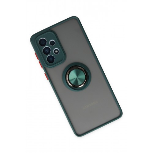 Newface Samsung Galaxy A33 5G Kılıf Montreal Yüzüklü Silikon Kapak - Yeşil Newface Samsung Galaxy A33 5G Kılıf Montreal Yüzüklü Silikon Kapak - Yeşil