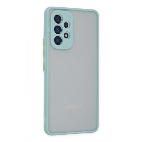 Newface Samsung Galaxy A53 5G Kılıf Montreal Silikon Kapak - Turkuaz Newface Samsung Galaxy A53 5G Kılıf Montreal Silikon Kapak - Turkuaz