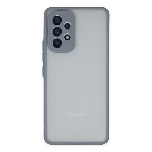 Newface Samsung Galaxy A53 5G Kılıf Montreal Silikon Kapak - Gri Newface Samsung Galaxy A53 5G Kılıf Montreal Silikon Kapak - Gri