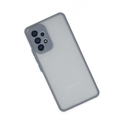 Newface Samsung Galaxy A53 5G Kılıf Montreal Silikon Kapak - Gri Newface Samsung Galaxy A53 5G Kılıf Montreal Silikon Kapak - Gri
