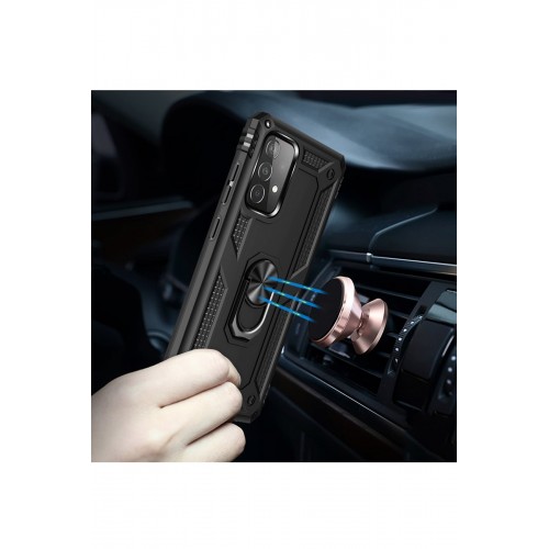 Newface Samsung Galaxy A53 5G Kılıf Sofya Yüzüklü Silikon Kapak - Siyah Newface Samsung Galaxy A53 5G Kılıf Sofya Yüzüklü Silikon Kapak - Siyah