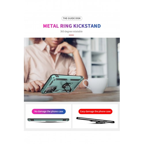 Newface Samsung Galaxy A53 5G Kılıf Sofya Yüzüklü Silikon Kapak - Yeşil Newface Samsung Galaxy A53 5G Kılıf Sofya Yüzüklü Silikon Kapak - Yeşil