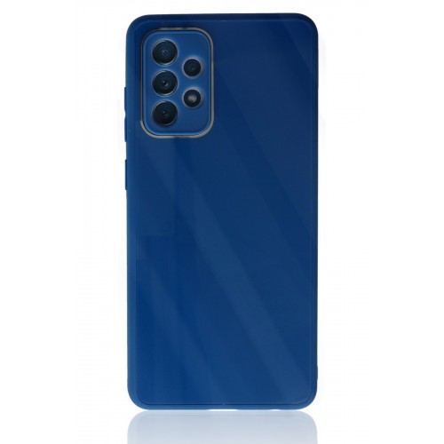 Newface Samsung Galaxy A53 5G Kılıf Glass Kapak - Mavi Newface Samsung Galaxy A53 5G Kılıf Glass Kapak - Mavi