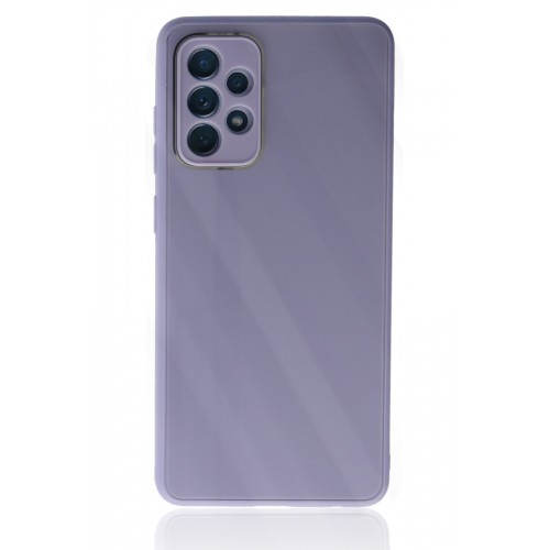 Newface Samsung Galaxy A53 5G Kılıf Glass Kapak - Lila Newface Samsung Galaxy A53 5G Kılıf Glass Kapak - Lila