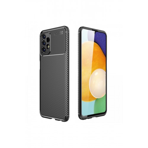 Newface Samsung Galaxy A13 4G Kılıf Focus Karbon Silikon - Siyah Newface Samsung Galaxy A13 4G Kılıf Focus Karbon Silikon - Siyah