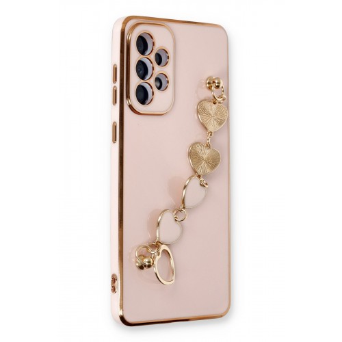 Newface Samsung Galaxy A33 5G Kılıf Esila Silikon - Pudra Newface Samsung Galaxy A33 5G Kılıf Esila Silikon - Pudra