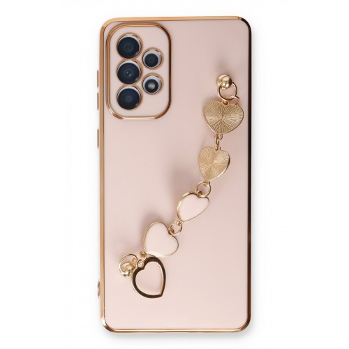 Newface Samsung Galaxy A33 5G Kılıf Esila Silikon - Pudra Newface Samsung Galaxy A33 5G Kılıf Esila Silikon - Pudra