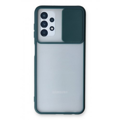 Newface Samsung Galaxy A13 4G Kılıf Palm Buzlu Kamera Sürgülü Silikon - Yeşil Newface Samsung Galaxy A13 4G Kılıf Palm Buzlu Kamera Sürgülü Silikon - Yeşil