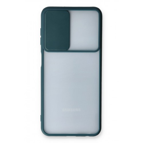 Newface Samsung Galaxy A13 4G Kılıf Palm Buzlu Kamera Sürgülü Silikon - Yeşil Newface Samsung Galaxy A13 4G Kılıf Palm Buzlu Kamera Sürgülü Silikon - Yeşil