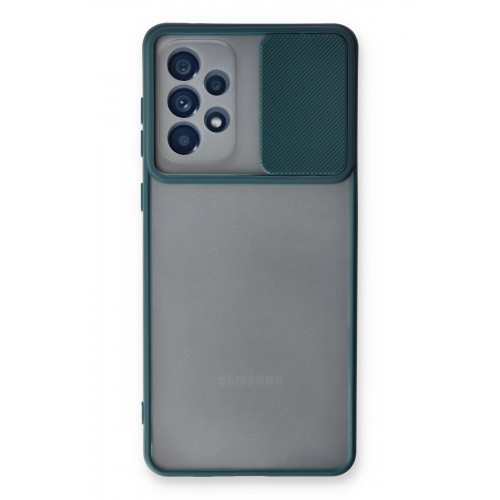 Newface Samsung Galaxy A33 5G Kılıf Palm Buzlu Kamera Sürgülü Silikon - Yeşil Newface Samsung Galaxy A33 5G Kılıf Palm Buzlu Kamera Sürgülü Silikon - Yeşil