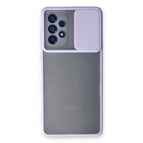 Newface Samsung Galaxy A33 5G Kılıf Palm Buzlu Kamera Sürgülü Silikon - Lila Newface Samsung Galaxy A33 5G Kılıf Palm Buzlu Kamera Sürgülü Silikon - Lila