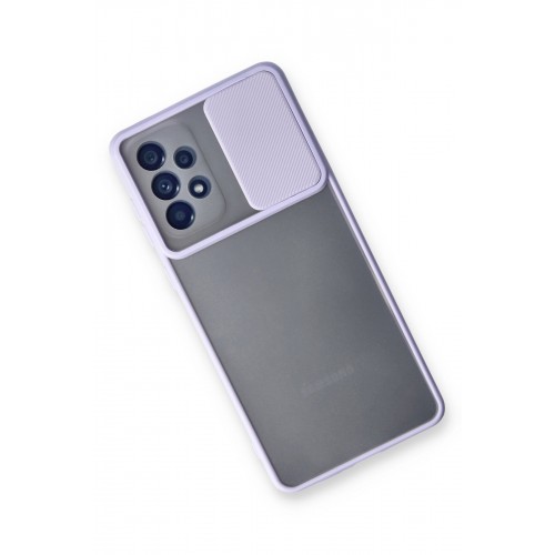Newface Samsung Galaxy A33 5G Kılıf Palm Buzlu Kamera Sürgülü Silikon - Lila Newface Samsung Galaxy A33 5G Kılıf Palm Buzlu Kamera Sürgülü Silikon - Lila