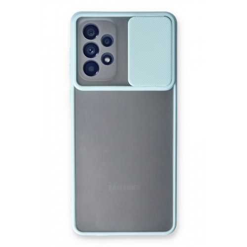 Newface Samsung Galaxy A33 5G Kılıf Palm Buzlu Kamera Sürgülü Silikon - Turkuaz Newface Samsung Galaxy A33 5G Kılıf Palm Buzlu Kamera Sürgülü Silikon - Turkuaz
