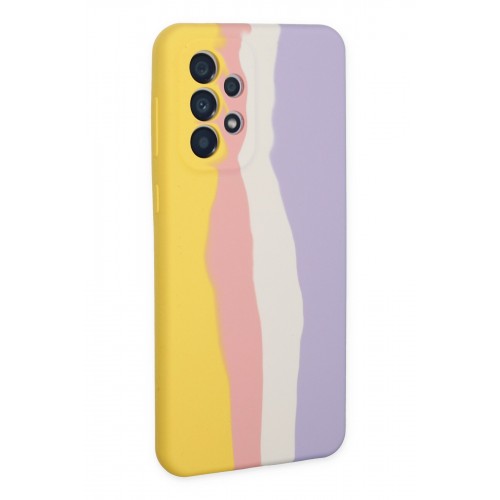 Newface Samsung Galaxy A33 5G Kılıf Ebruli Lansman Silikon - Sarı-Mavi Newface Samsung Galaxy A33 5G Kılıf Ebruli Lansman Silikon - Sarı-Mavi