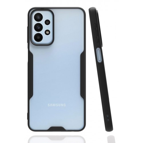 Newface Samsung Galaxy A23 4G Kılıf Platin Silikon - Siyah Newface Samsung Galaxy A23 4G Kılıf Platin Silikon - Siyah
