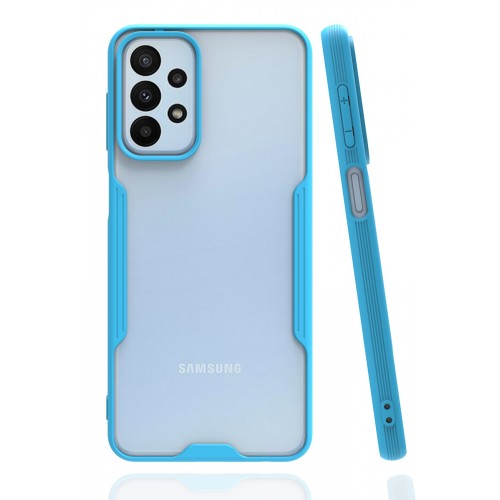 Newface Samsung Galaxy A23 4G Kılıf Platin Silikon - Mavi Newface Samsung Galaxy A23 4G Kılıf Platin Silikon - Mavi