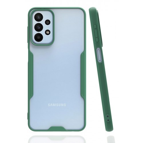 Newface Samsung Galaxy A23 4G Kılıf Platin Silikon - Yeşil Newface Samsung Galaxy A23 4G Kılıf Platin Silikon - Yeşil