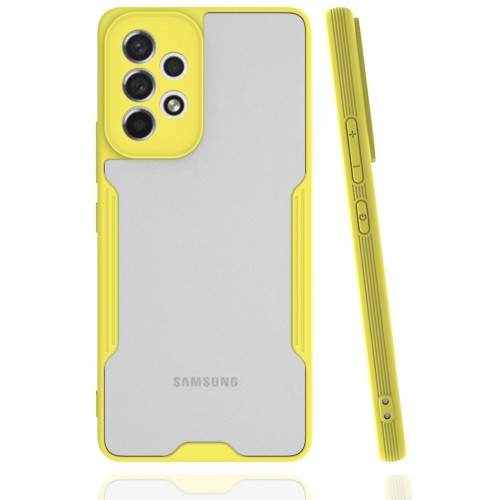 Newface Samsung Galaxy A33 5G Kılıf Platin Silikon - Sarı Newface Samsung Galaxy A33 5G Kılıf Platin Silikon - Sarı