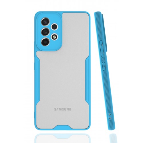 Newface Samsung Galaxy A53 5G Kılıf Platin Silikon - Mavi Newface Samsung Galaxy A53 5G Kılıf Platin Silikon - Mavi