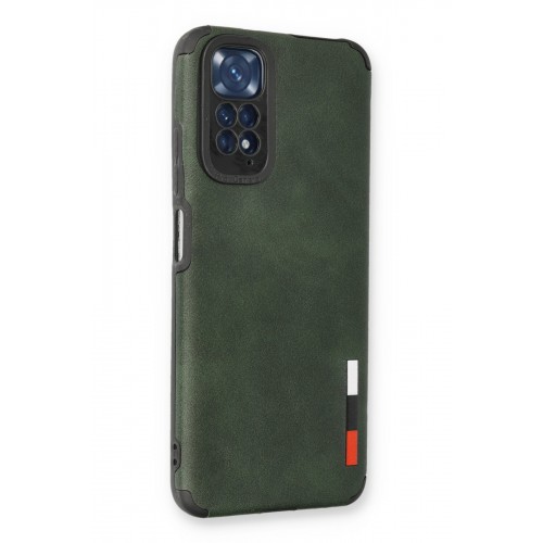 Newface Xiaomi Redmi Note 11 Kılıf Loop Deri Silikon - Yeşil Newface Xiaomi Redmi Note 11 Kılıf Loop Deri Silikon - Yeşil