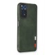 Newface Xiaomi Redmi Note 11 Kılıf Loop Deri Silikon - Yeşil