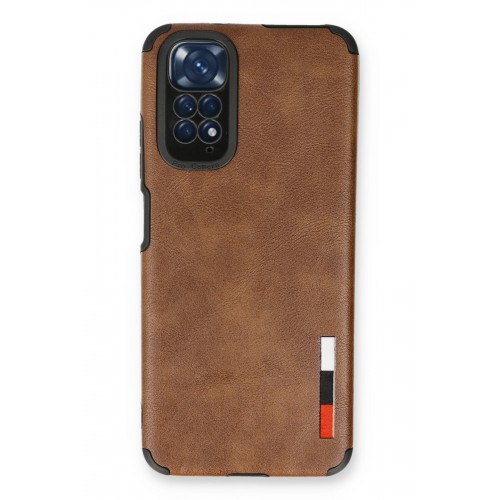 Newface Xiaomi Redmi Note 11S Kılıf Loop Deri Silikon - Kahverengi Newface Xiaomi Redmi Note 11S Kılıf Loop Deri Silikon - Kahverengi