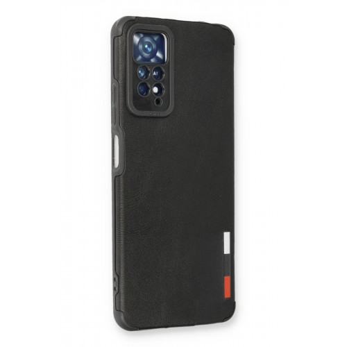 Newface Xiaomi Redmi Note 11 Pro Kılıf Loop Deri Silikon - Siyah Newface Xiaomi Redmi Note 11 Pro Kılıf Loop Deri Silikon - Siyah