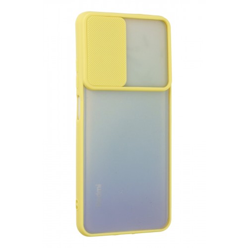 Newface Xiaomi Redmi Note 11S Kılıf Palm Buzlu Kamera Sürgülü Silikon - Sarı Newface Xiaomi Redmi Note 11S Kılıf Palm Buzlu Kamera Sürgülü Silikon - Sarı