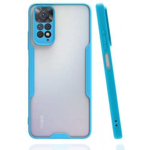 Newface Xiaomi Redmi Note 11S Kılıf Platin Silikon - Mavi Newface Xiaomi Redmi Note 11S Kılıf Platin Silikon - Mavi