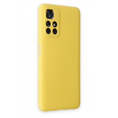 Newface Xiaomi Poco M4 Pro 5G Kılıf Nano içi Kadife Silikon - Sarı Newface Xiaomi Poco M4 Pro 5G Kılıf Nano içi Kadife Silikon - Sarı