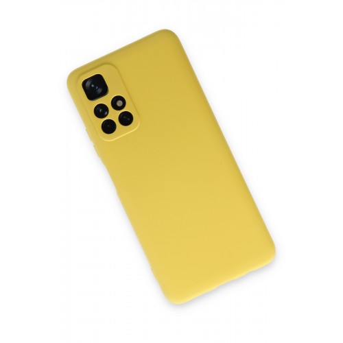 Newface Xiaomi Poco M4 Pro 5G Kılıf Nano içi Kadife Silikon - Sarı Newface Xiaomi Poco M4 Pro 5G Kılıf Nano içi Kadife Silikon - Sarı