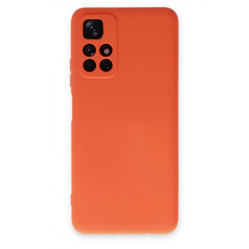 Newface Xiaomi Poco M4 Pro 5G Kılıf Nano içi Kadife Silikon - Turuncu Newface Xiaomi Poco M4 Pro 5G Kılıf Nano içi Kadife Silikon - Turuncu