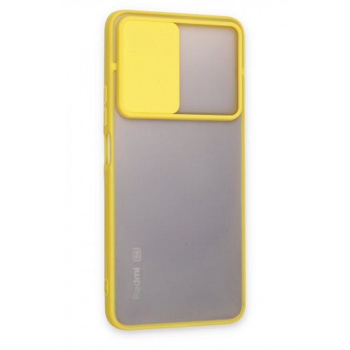 Newface Xiaomi Poco M4 Pro 5G Kılıf Palm Buzlu Kamera Sürgülü Silikon - Sarı Newface Xiaomi Poco M4 Pro 5G Kılıf Palm Buzlu Kamera Sürgülü Silikon - Sarı