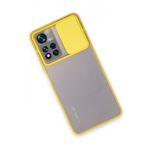 Newface Xiaomi Poco M4 Pro 5G Kılıf Palm Buzlu Kamera Sürgülü Silikon - Sarı Newface Xiaomi Poco M4 Pro 5G Kılıf Palm Buzlu Kamera Sürgülü Silikon - Sarı