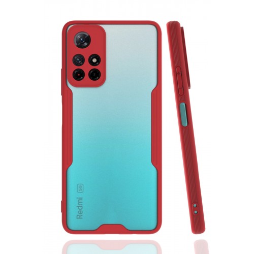 Newface Xiaomi Poco M4 Pro 5G Kılıf Platin Silikon - Kırmızı Newface Xiaomi Poco M4 Pro 5G Kılıf Platin Silikon - Kırmızı