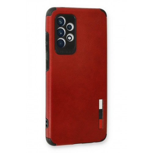 Newface Samsung Galaxy A73 5G Kılıf Loop Deri Silikon - Kırmızı Newface Samsung Galaxy A73 5G Kılıf Loop Deri Silikon - Kırmızı