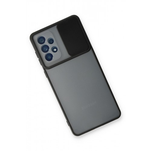 Newface Samsung Galaxy A73 5G Kılıf Palm Buzlu Kamera Sürgülü Silikon - Siyah Newface Samsung Galaxy A73 5G Kılıf Palm Buzlu Kamera Sürgülü Silikon - Siyah