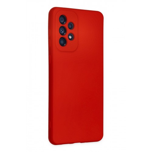 Newface Samsung Galaxy A23 4G Kılıf Nano içi Kadife Silikon - Kırmızı Newface Samsung Galaxy A23 4G Kılıf Nano içi Kadife Silikon - Kırmızı
