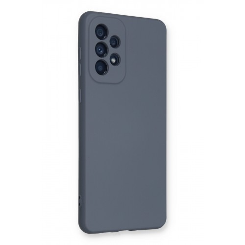 Newface Samsung Galaxy A73 5G Kılıf Nano içi Kadife Silikon - Gri Newface Samsung Galaxy A73 5G Kılıf Nano içi Kadife Silikon - Gri