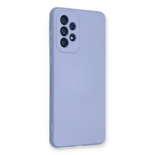 Newface Samsung Galaxy A73 5G Kılıf Nano içi Kadife Silikon - Lila Newface Samsung Galaxy A73 5G Kılıf Nano içi Kadife Silikon - Lila