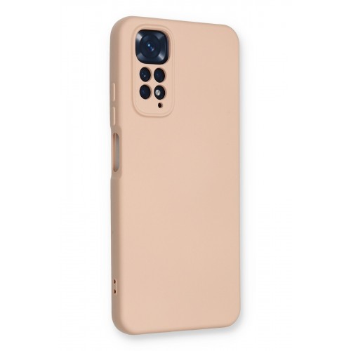 Newface Xiaomi Redmi Note 11 Kılıf Nano içi Kadife Silikon - Pudra Newface Xiaomi Redmi Note 11 Kılıf Nano içi Kadife Silikon - Pudra