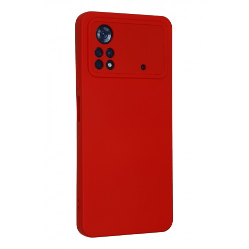Newface Xiaomi Poco X4 Pro 5G Kılıf Nano içi Kadife Silikon - Kırmızı Newface Xiaomi Poco X4 Pro 5G Kılıf Nano içi Kadife Silikon - Kırmızı