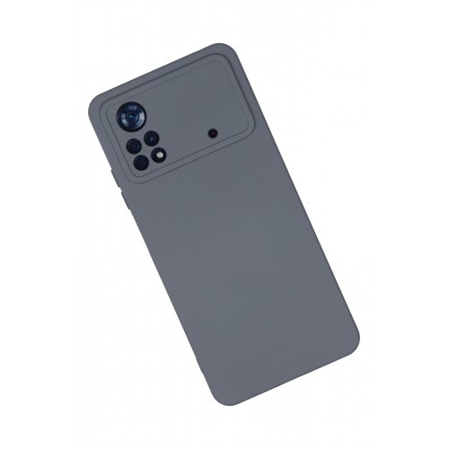 Newface Xiaomi Poco X4 Pro 5G Kılıf Nano içi Kadife Silikon - Gri Newface Xiaomi Poco X4 Pro 5G Kılıf Nano içi Kadife Silikon - Gri