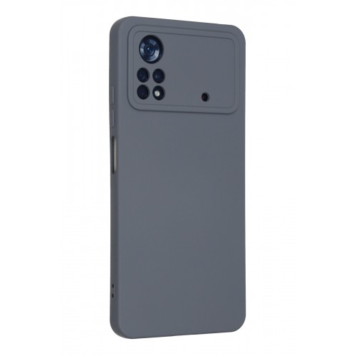 Newface Xiaomi Poco X4 Pro 5G Kılıf Nano içi Kadife Silikon - Gri Newface Xiaomi Poco X4 Pro 5G Kılıf Nano içi Kadife Silikon - Gri