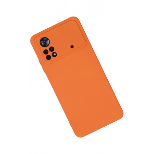 Newface Xiaomi Poco X4 Pro 5G Kılıf Nano içi Kadife Silikon - Turuncu Newface Xiaomi Poco X4 Pro 5G Kılıf Nano içi Kadife Silikon - Turuncu