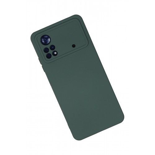 Newface Xiaomi Poco X4 Pro 5G Kılıf Nano içi Kadife Silikon - Koyu Yeşil Newface Xiaomi Poco X4 Pro 5G Kılıf Nano içi Kadife Silikon - Koyu Yeşil